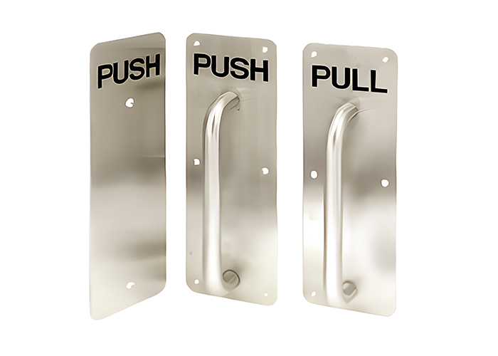 STAINLESS STEEL PUSH/PULL PLATE