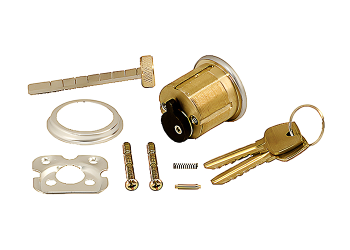 MORTISE RIM CYLINDER, 1-1/8