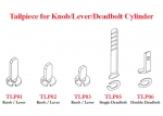 Tailpiece for Knob/Lever/Deadbolt Cylinder